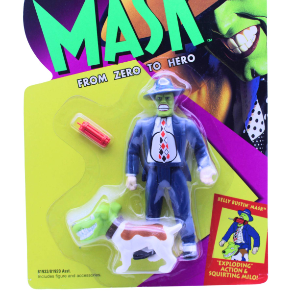 The Mask Belly Bustin’ Mask Actionfigur | Kenner 1996 | Neu & OVP inkl. Milo